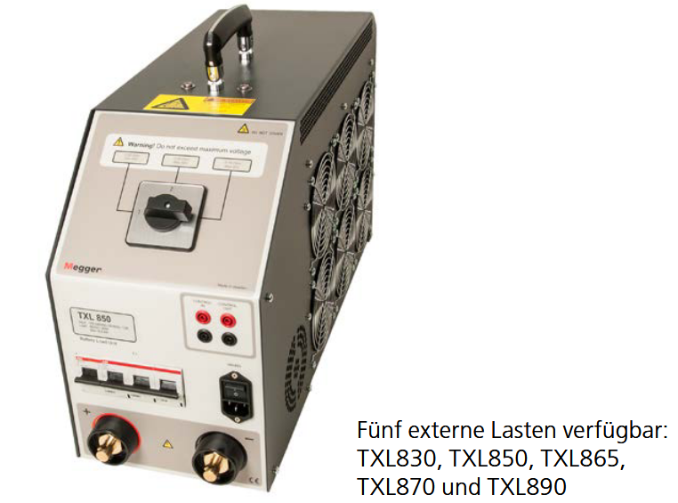 TXL865 Externe Last für Batterieprüfungen bis 260V