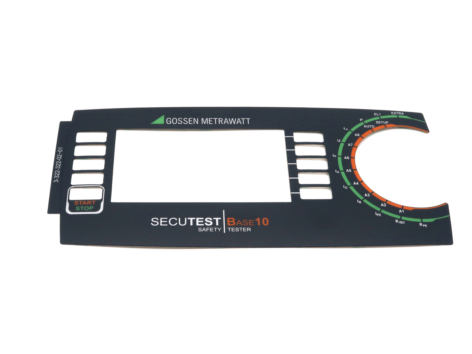 Frontplatte Secutest Base 10