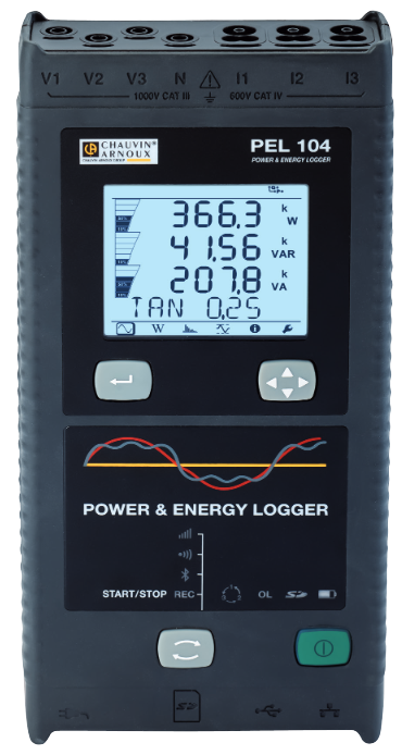 PEL 104 Leistungs- und Energierecorder